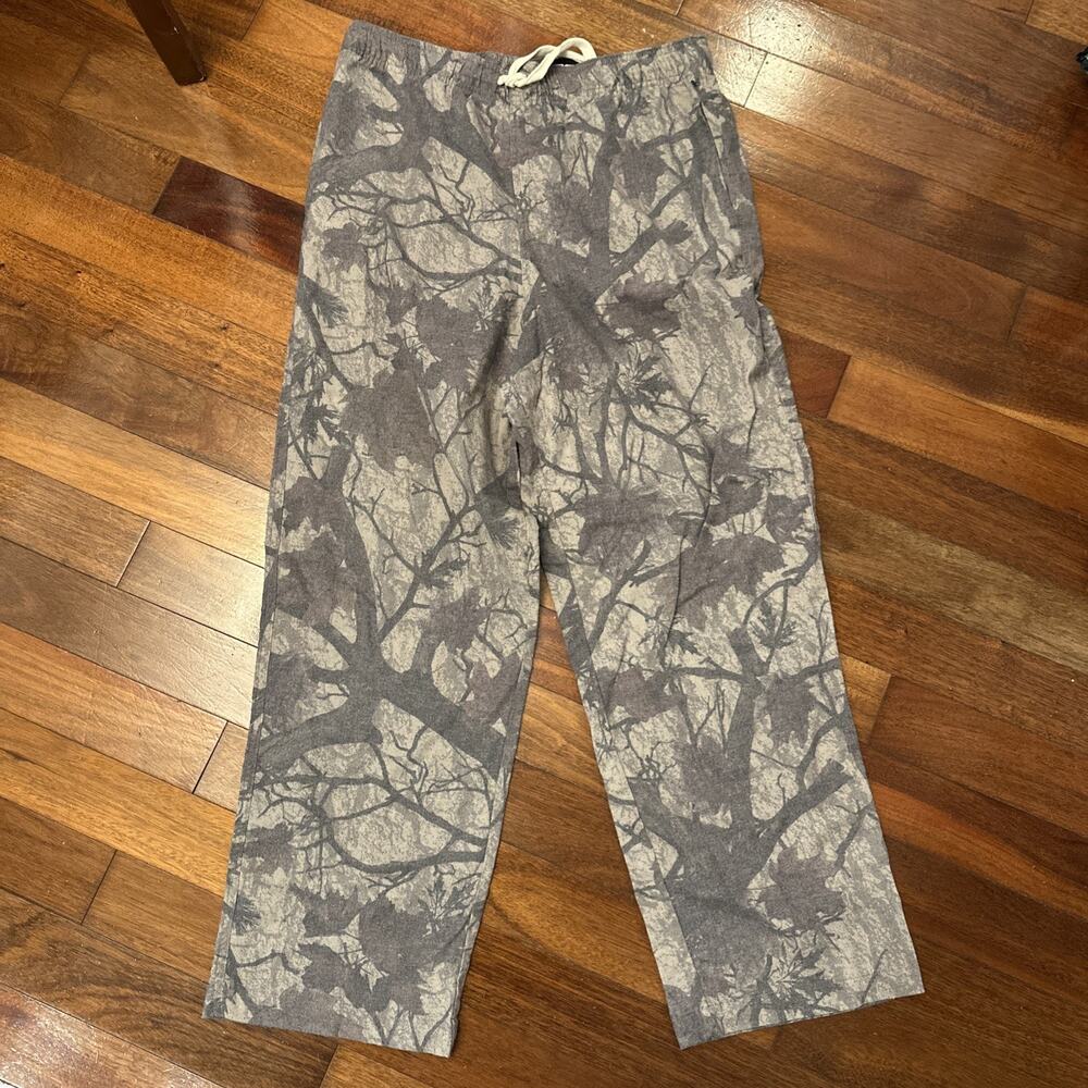 RSQ Camo Stretch Drawstring Double Pocket Jogger PJ Pants Size Medium Straight
